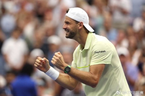 大发彩票官网 美网第7日迪米特洛夫赢硬地300胜 兹维列夫450胜